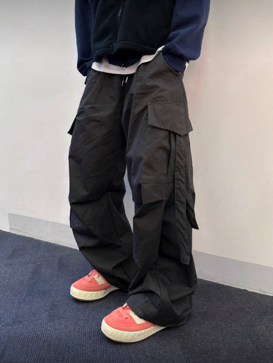 J14 飄帶工裝褲 (4色 four colors)