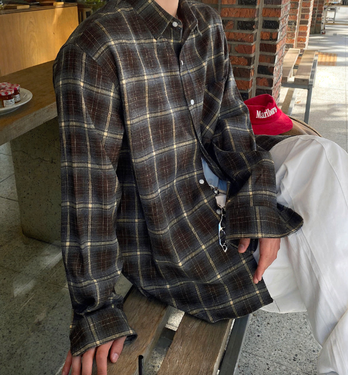 B18 Loose Check Shirt (3 colors)