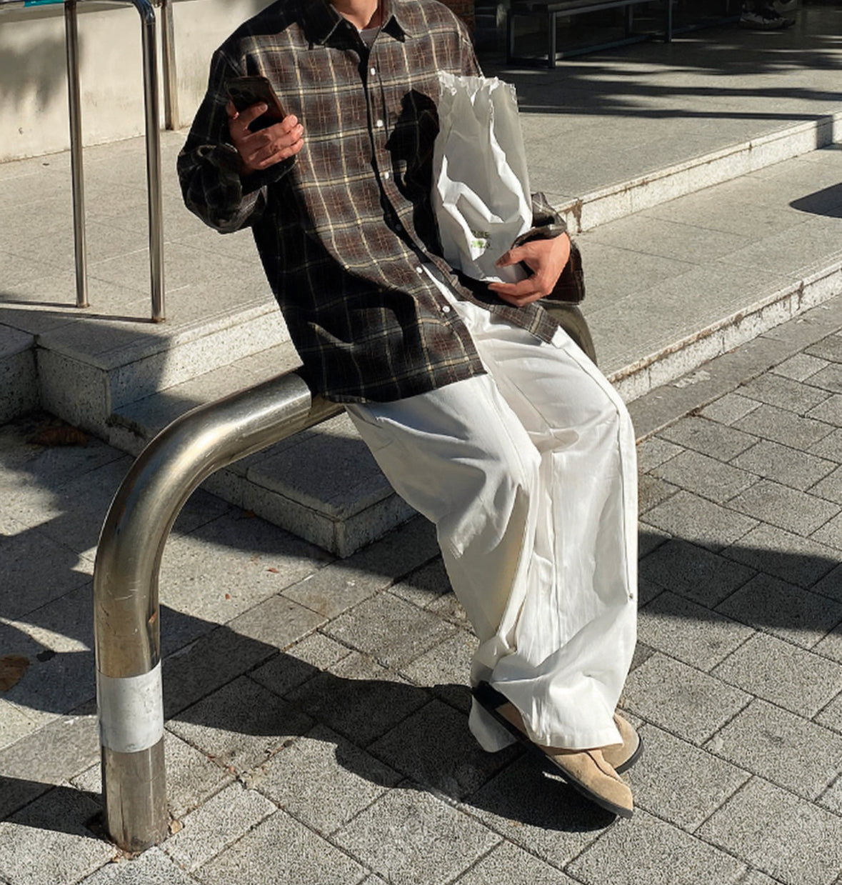 B18 Loose Check Shirt (3 colors)