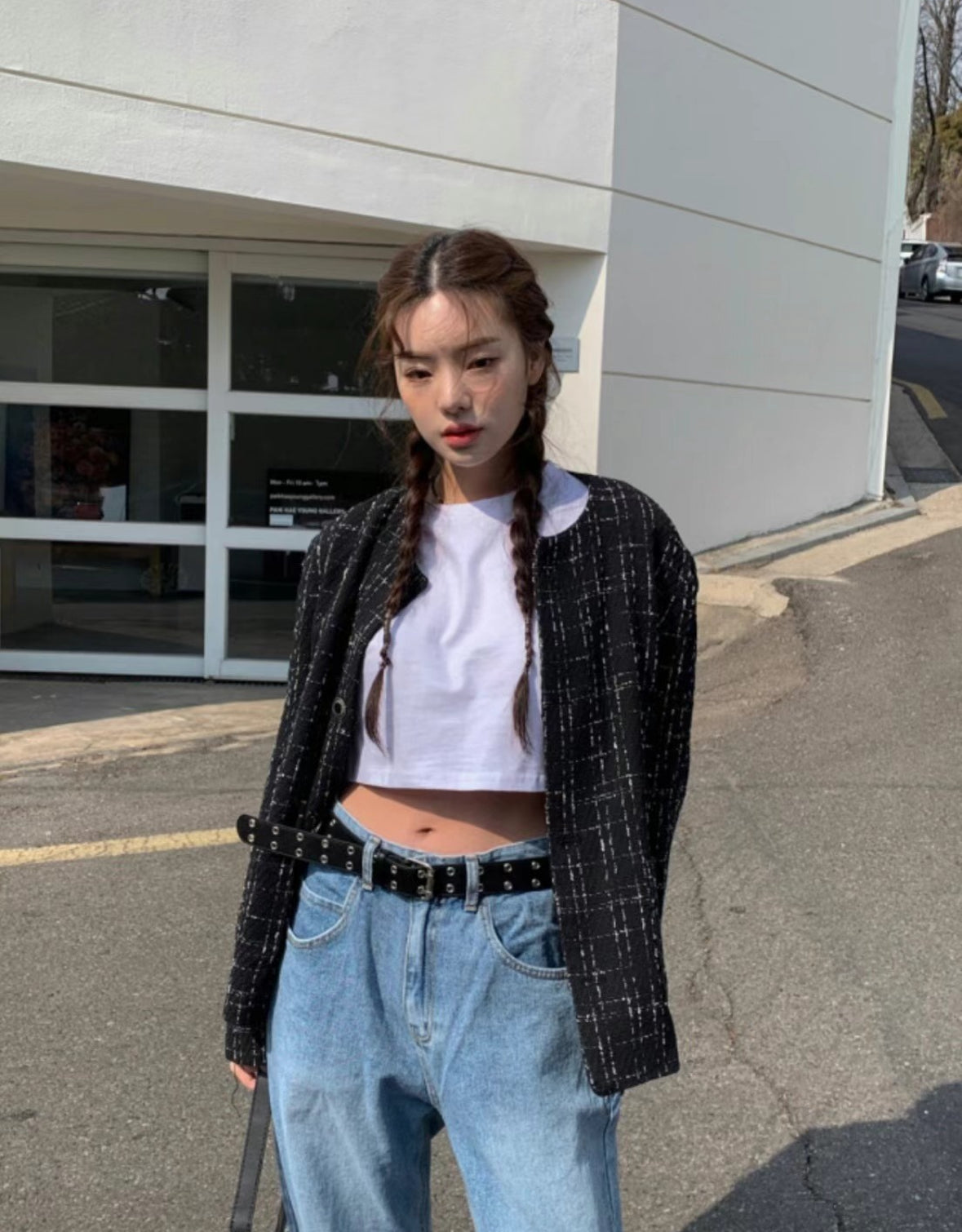A30 Classic Burlap Check Jacket