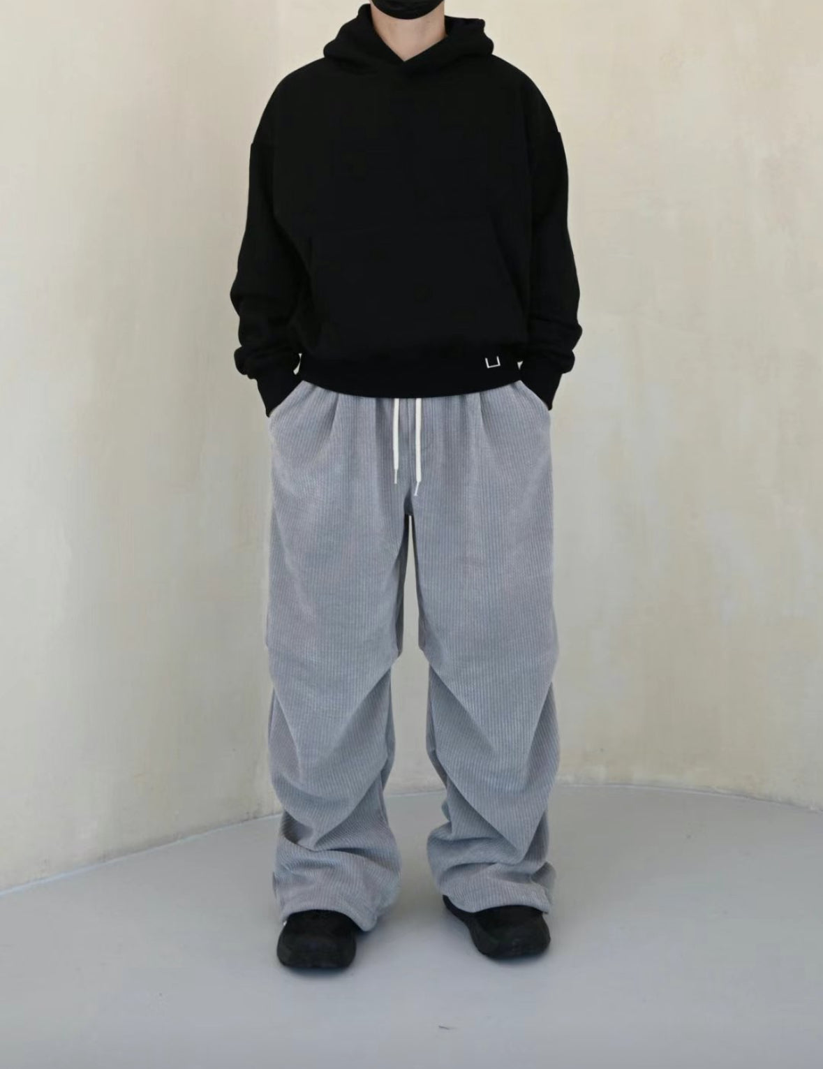 J18 ribbed waffle trousers (four colors)