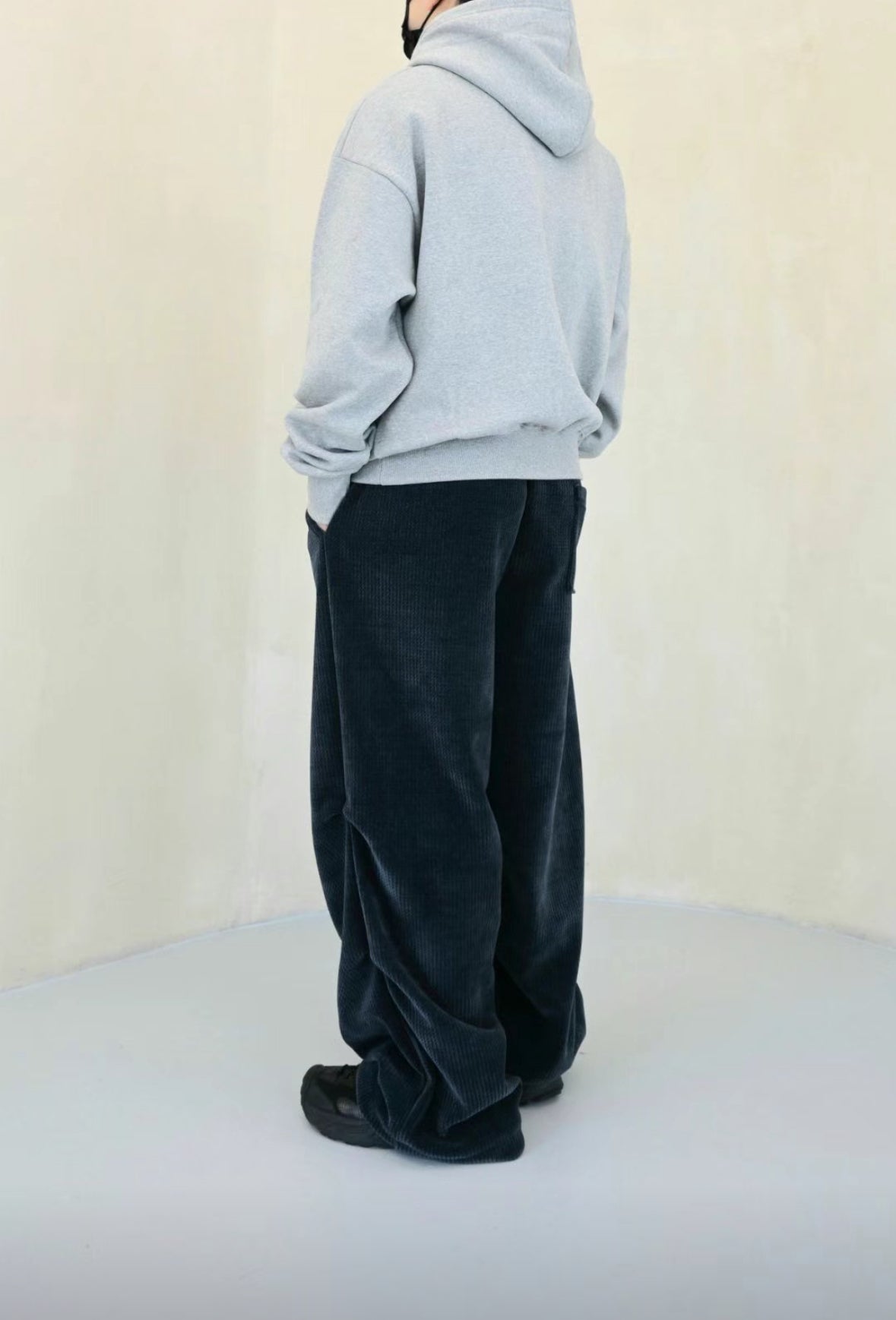 J18 ribbed waffle trousers (four colors)