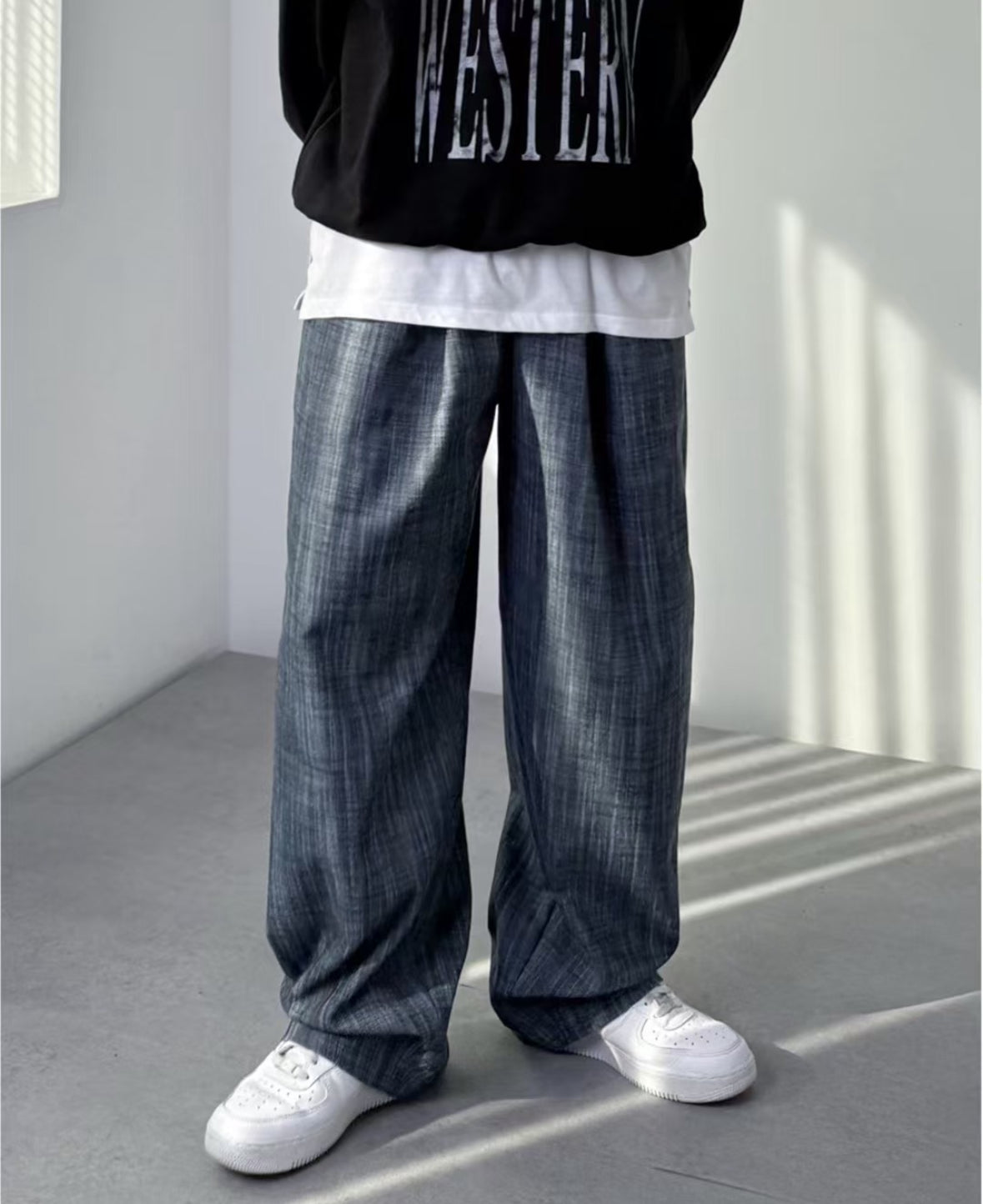 J19 Textured Brushed Denim Pants (3 colors)