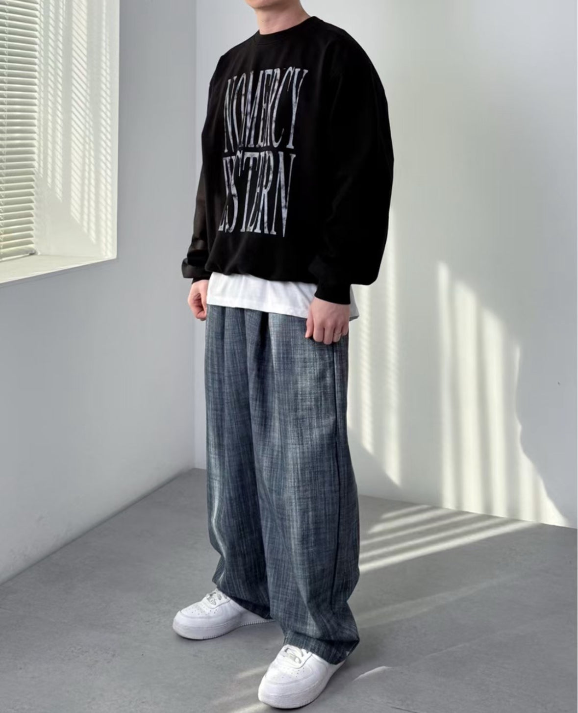 J19 Textured Brushed Denim Pants (3 colors)