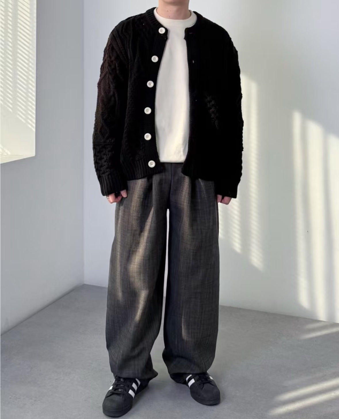 J19 Textured Brushed Denim Pants (3 colors)