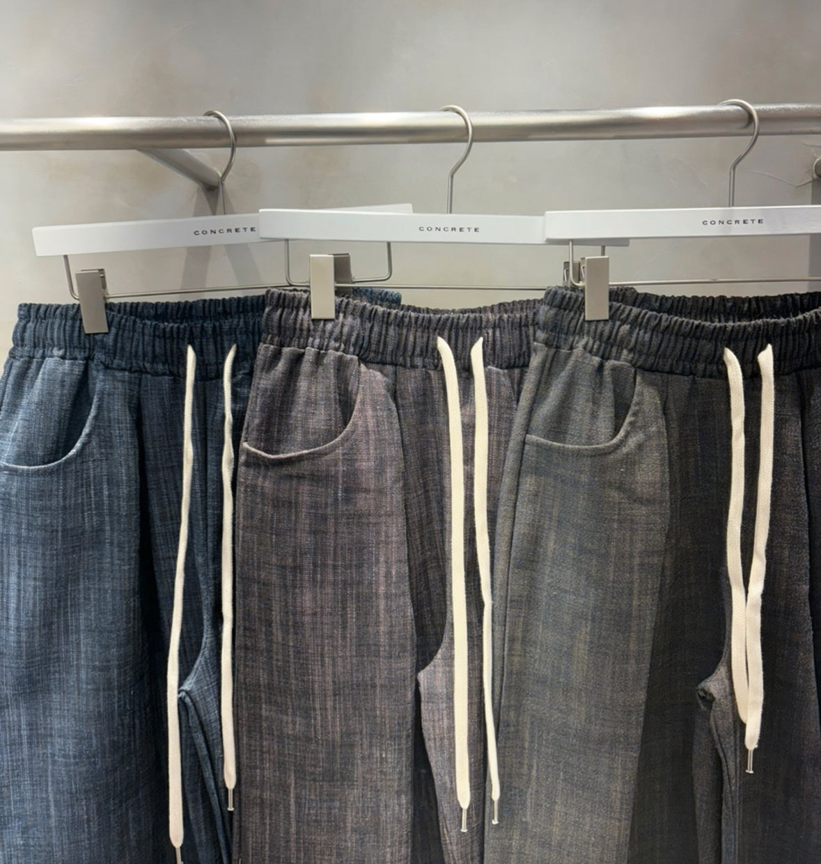 J19 Textured Brushed Denim Pants (3 colors)