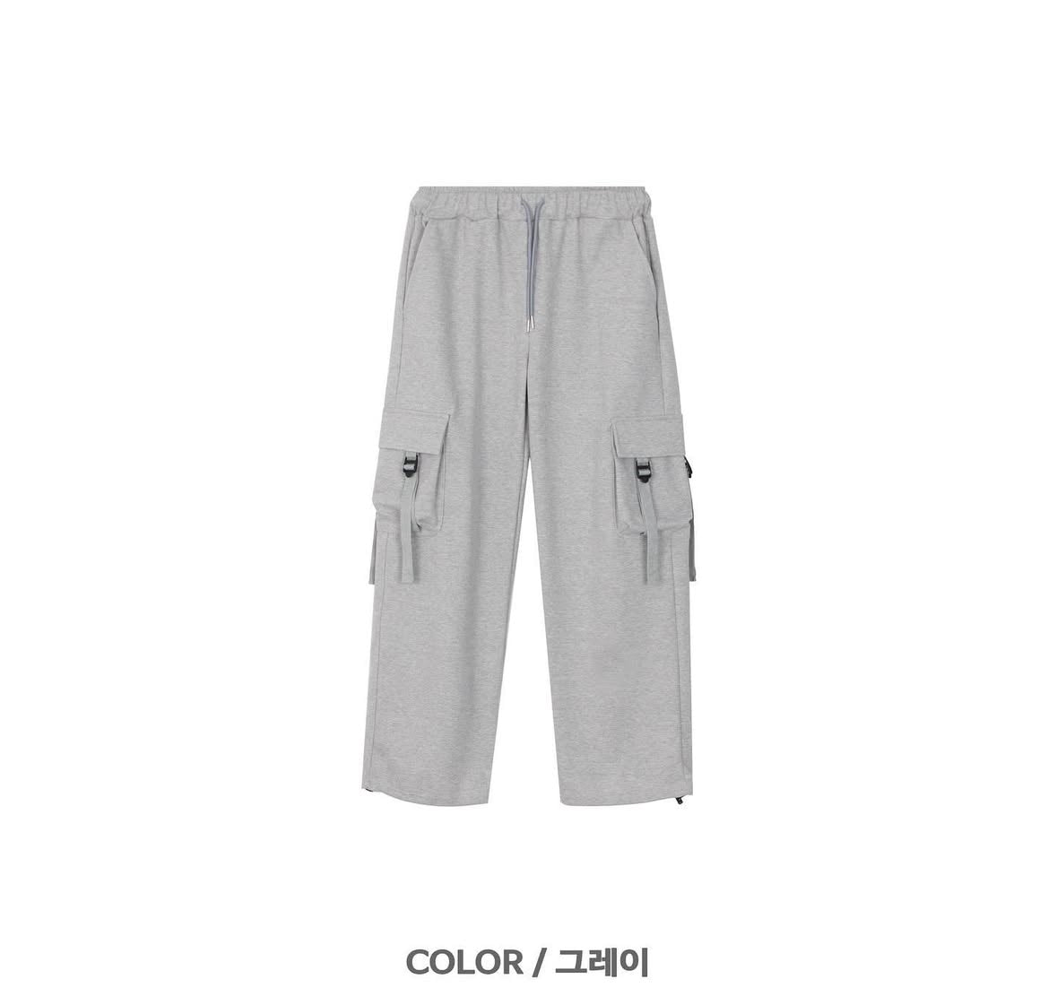J20 3D Double Pocket Overalls (Black/Gray)