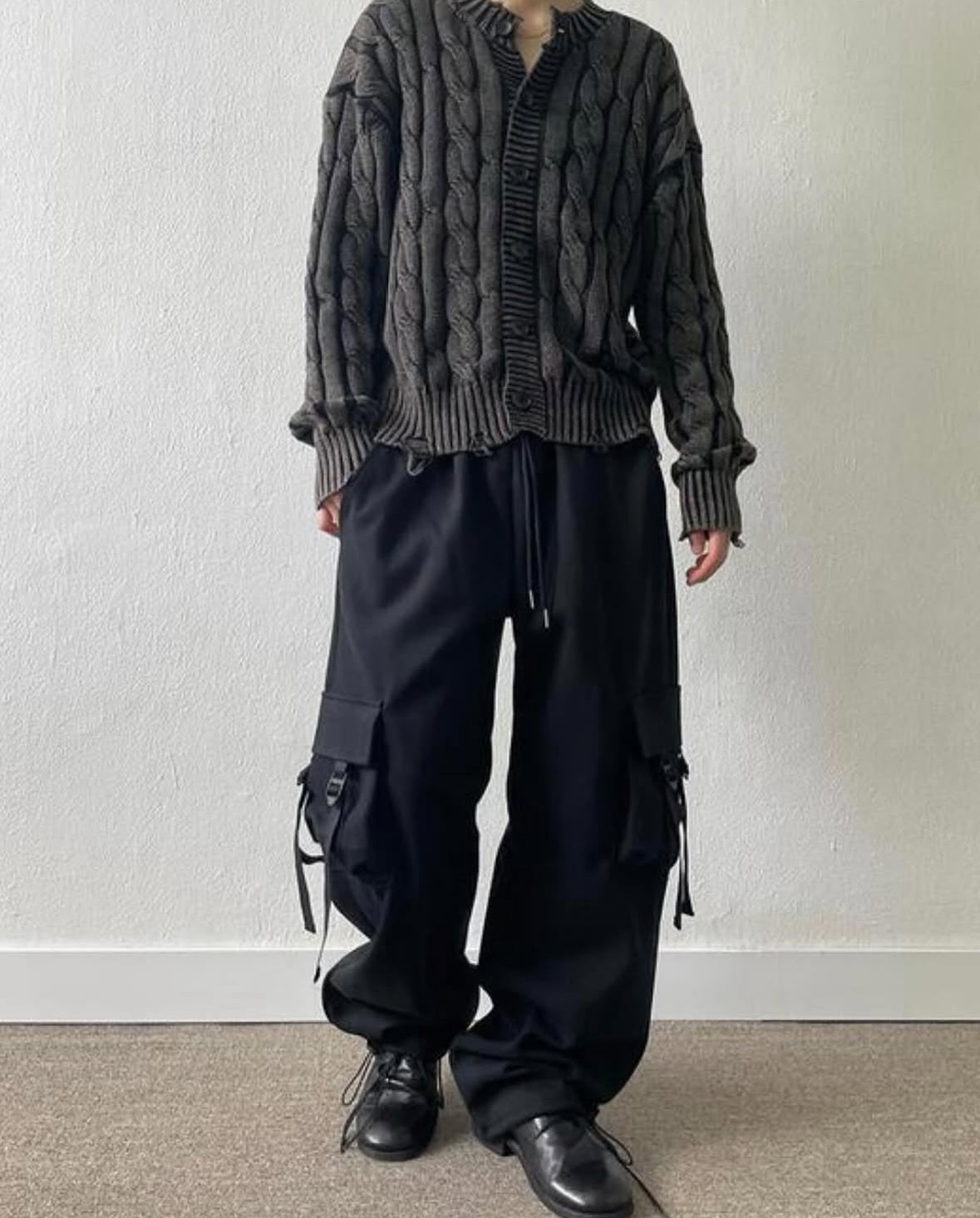 J20 3D Double Pocket Overalls (Black/Gray)