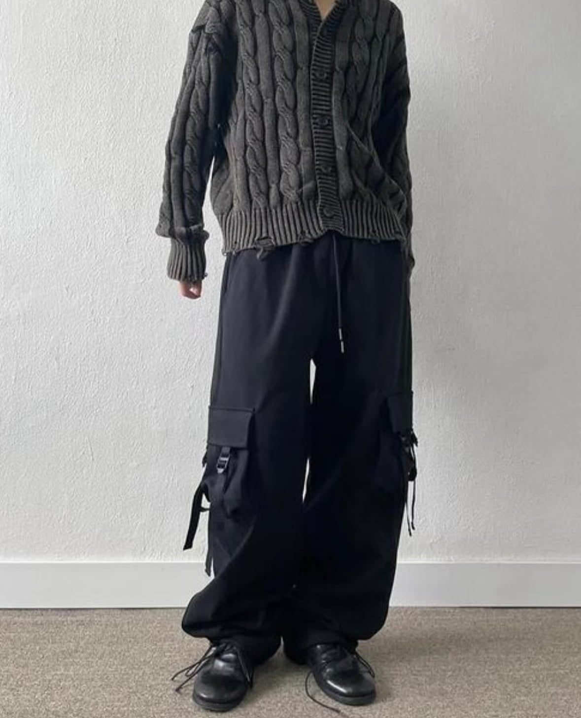 J20 3D Double Pocket Overalls (Black/Gray)