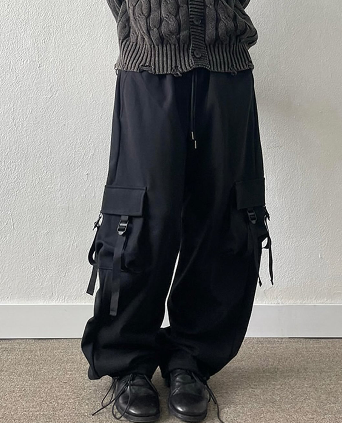 J20 3D Double Pocket Overalls (Black/Gray)