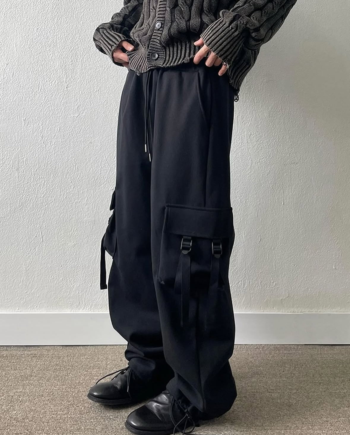 J20 3D Double Pocket Overalls (Black/Gray)
