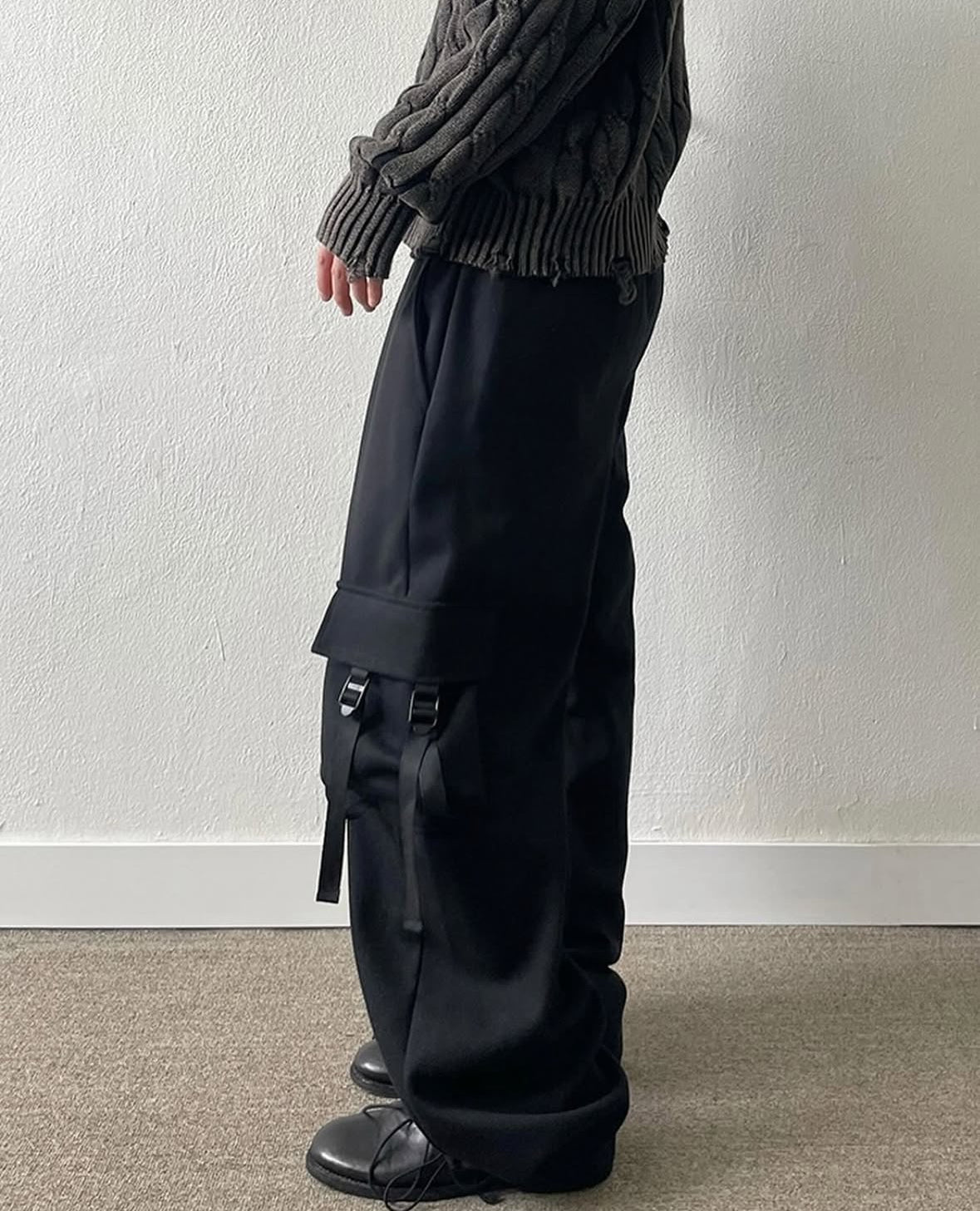 J20 3D Double Pocket Overalls (Black/Gray)