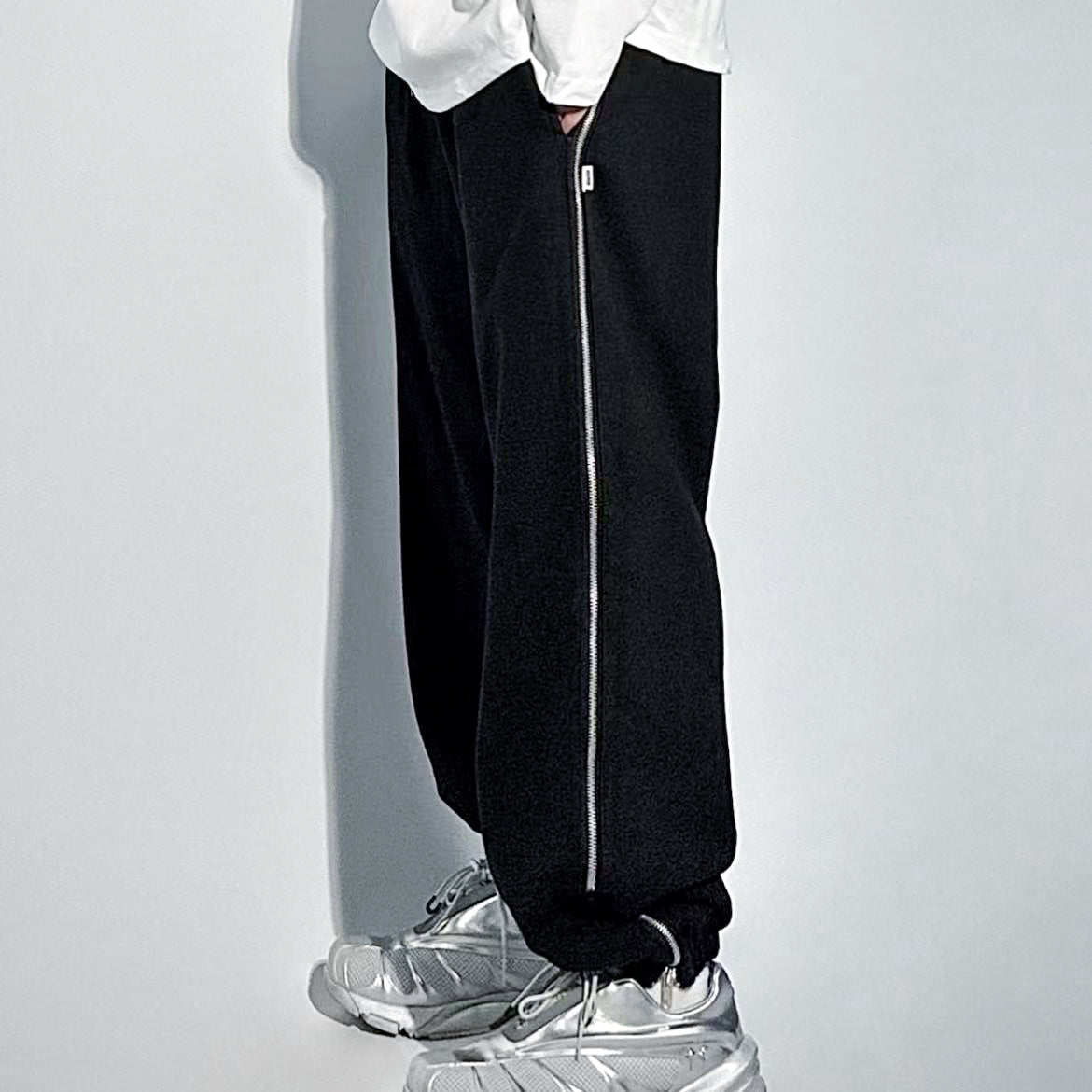 J21 side zipper sports casual pants (four colors)