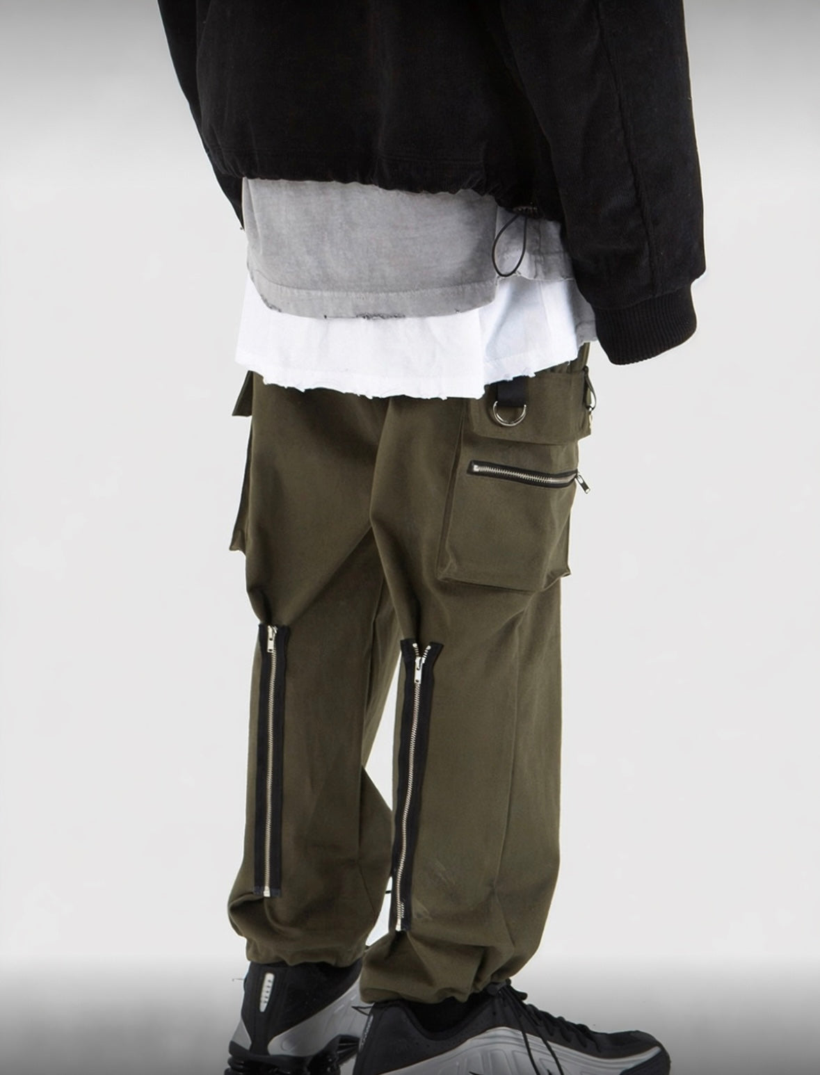 J22 Fashion Overalls (Green and Black)