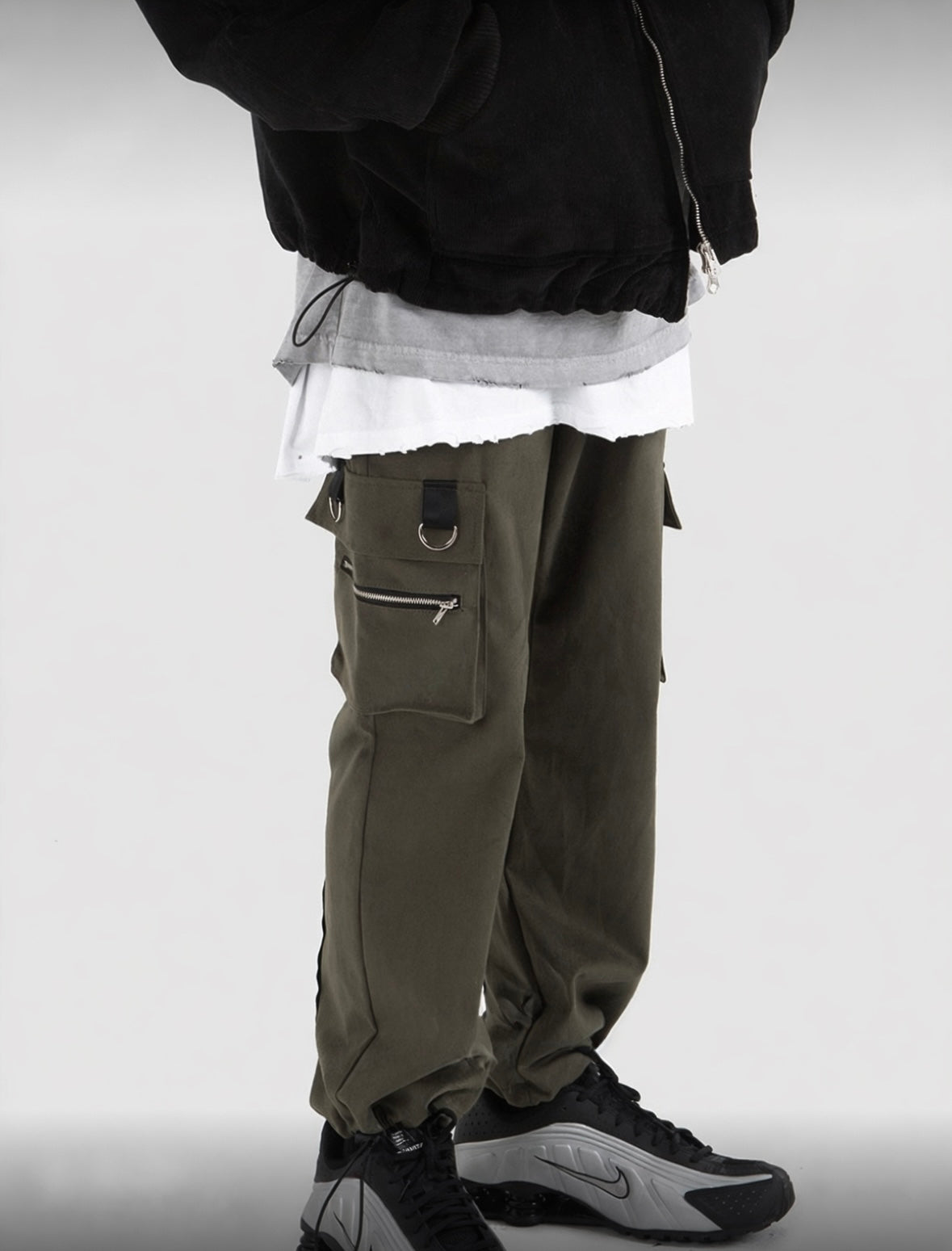 J22 Fashion Overalls (Green and Black)