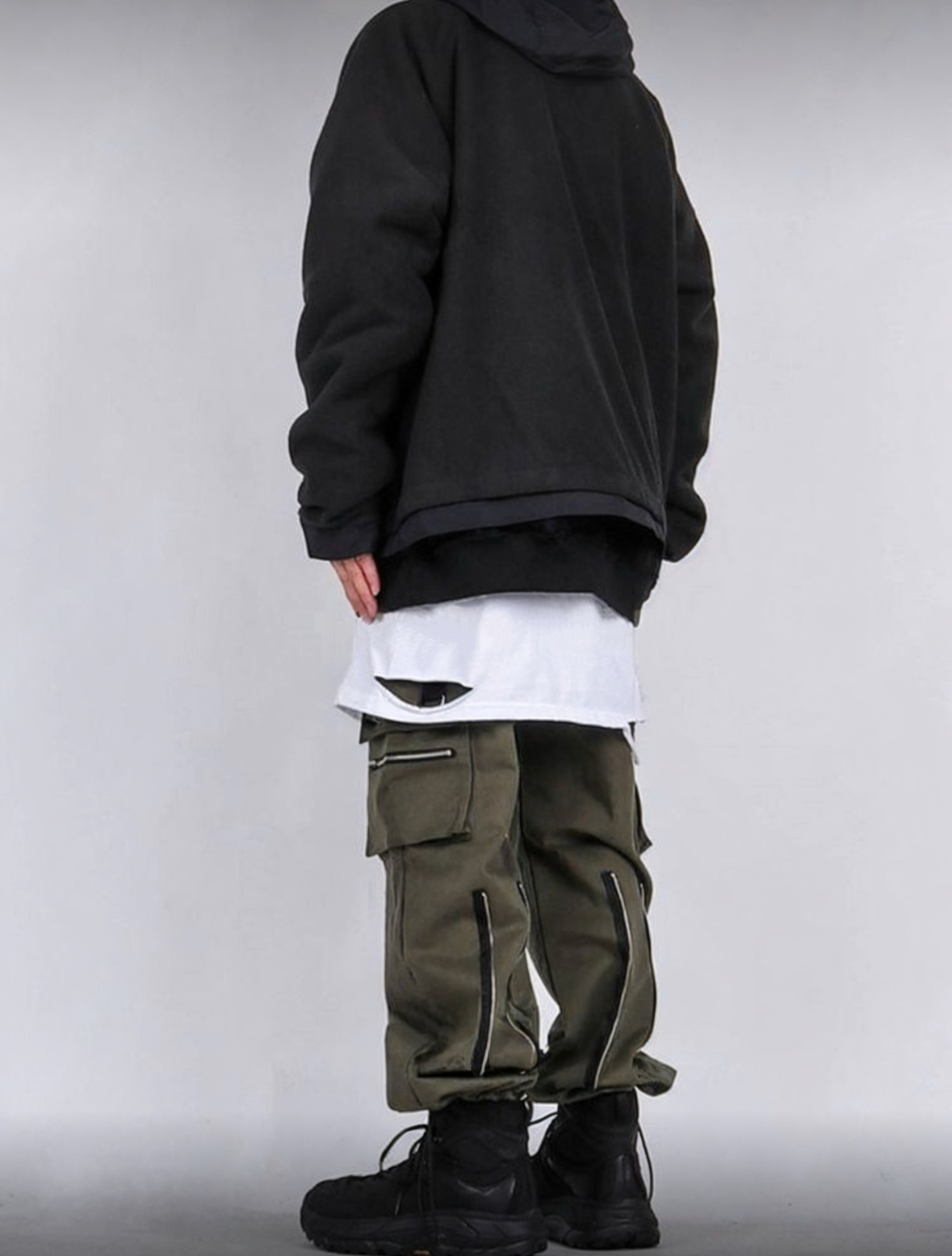 J22 Fashion Overalls (Green and Black)