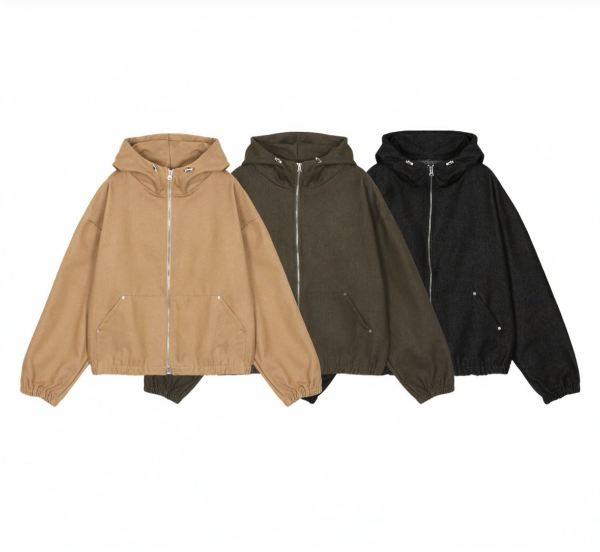 A42 工裝連帽外套 (3色 three colors)