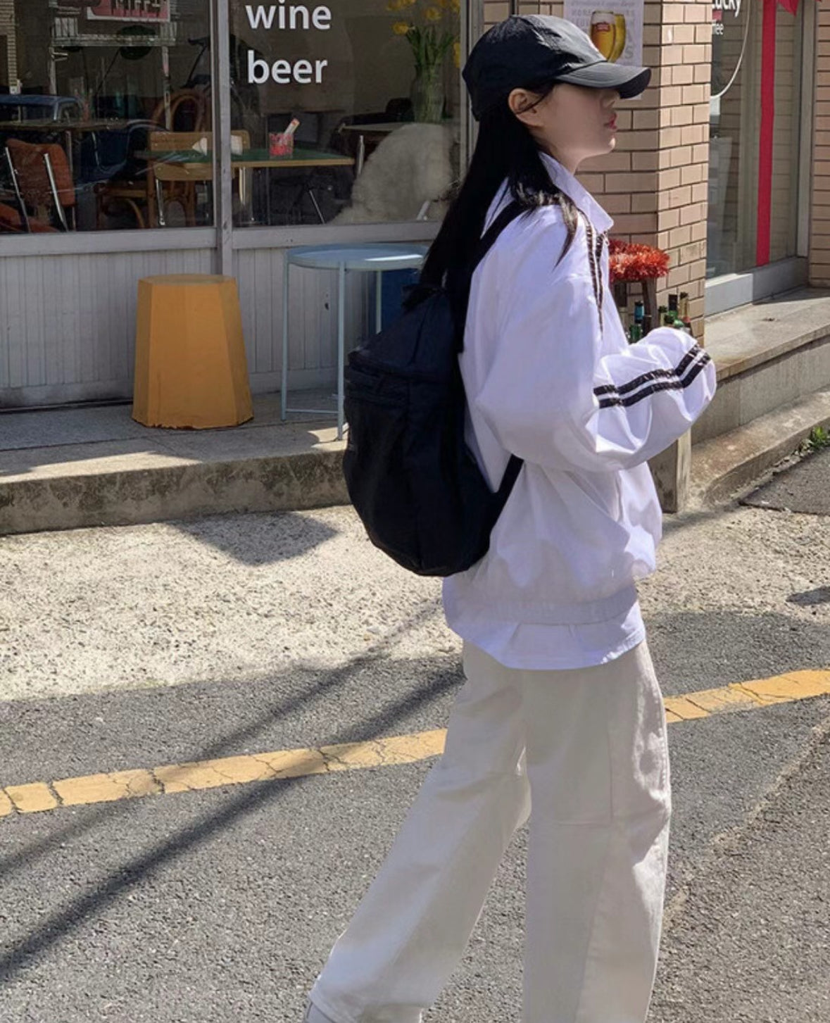 A41 shiny texture sports windbreaker (3 colors)