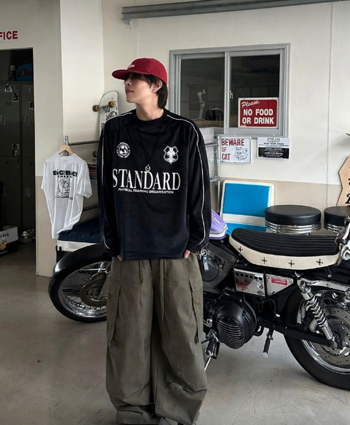 B24 STANDARD絲絨圓領tee (3色 three colors)