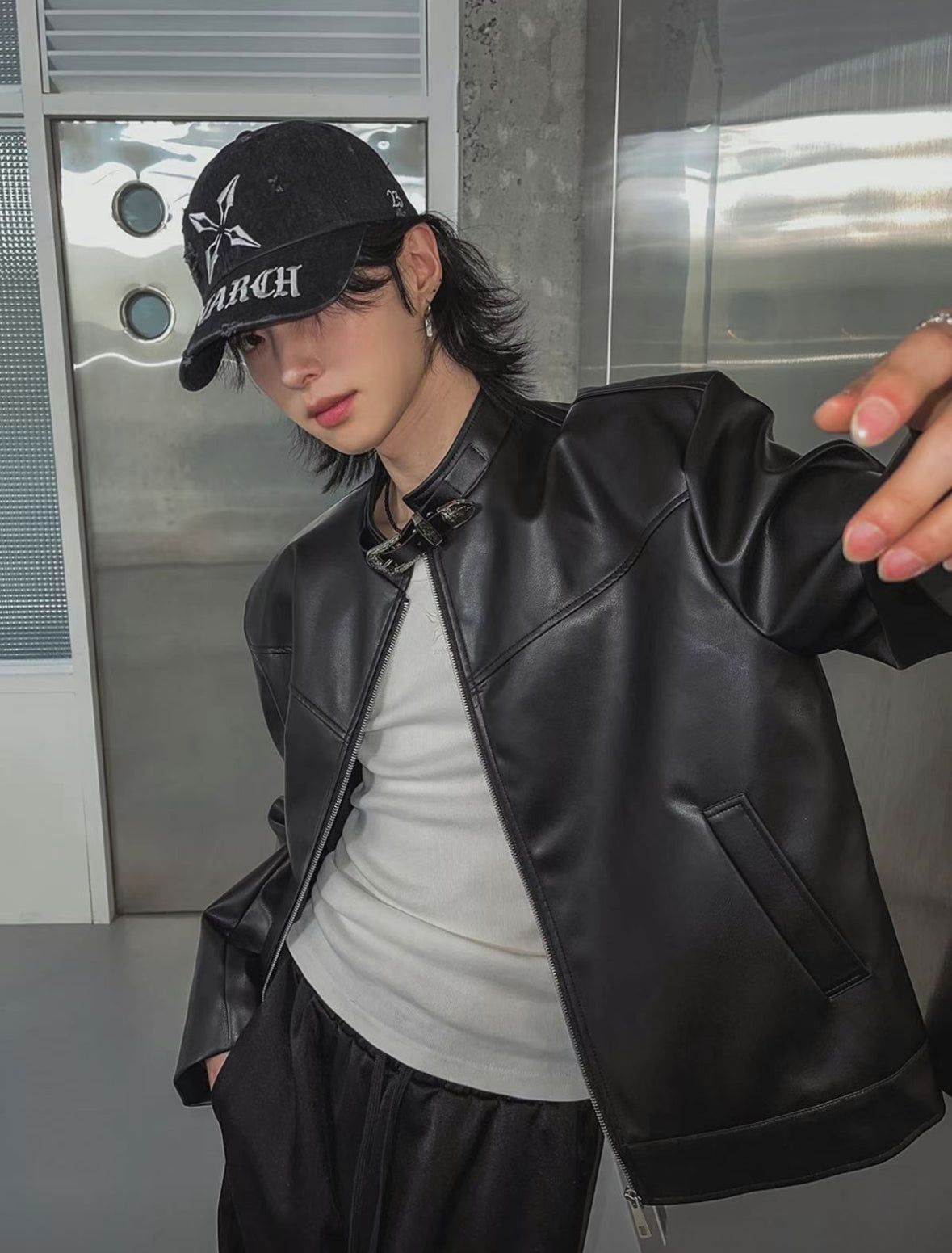 A39 Western Style Leather Jacket