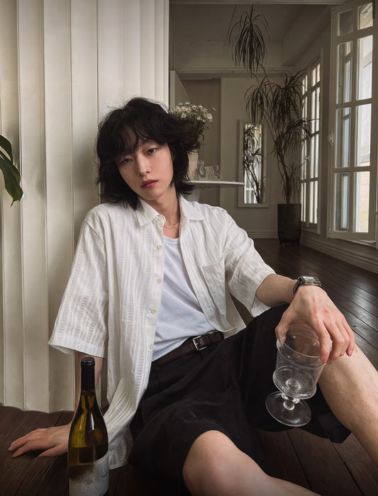 B52 網眼針織短袖襯衫 (3色 three colors)