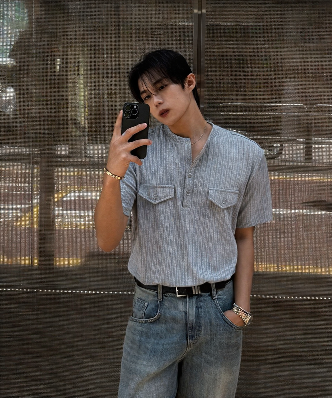 B77 Retro Pocket Shirt (3 colors)