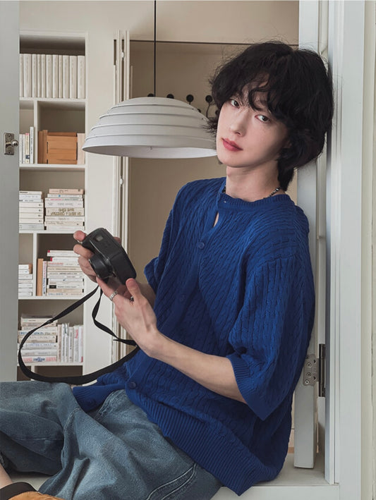 B94 微光編織開衫 (4色)