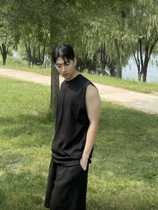 B108 無界裸感純色背心 (3色)