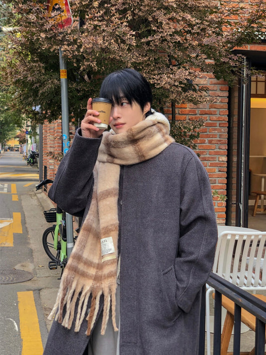 A117 經典紳士羊毛長版大衣 (3色)