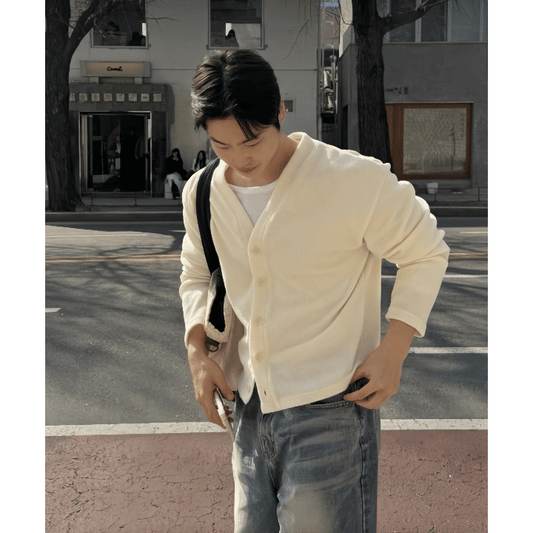 A94 Autumn and Winter Color Palette V-neck Knitted Jacket (11 Colors)