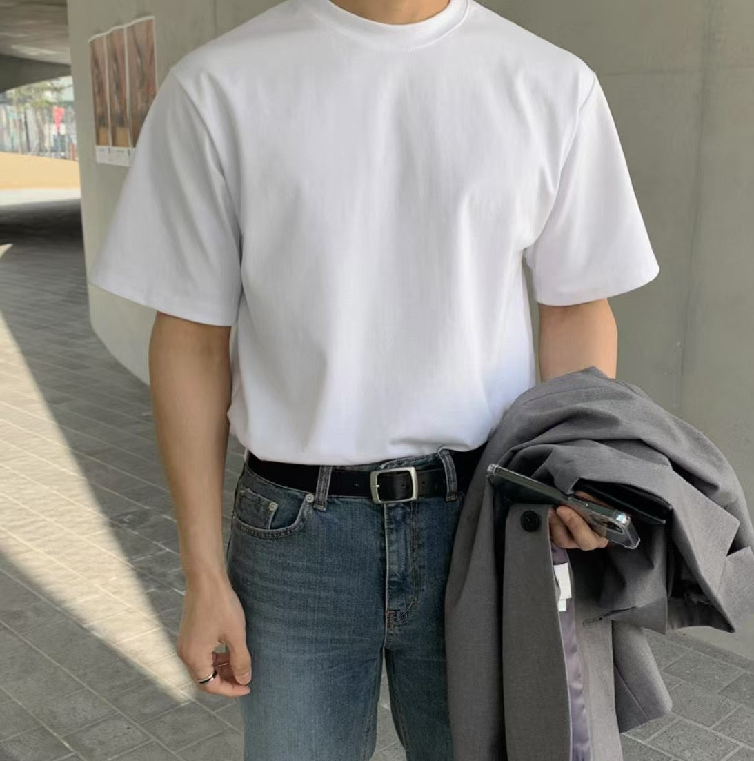 B40 經典四季棉短袖T恤 (黑balck 白white)