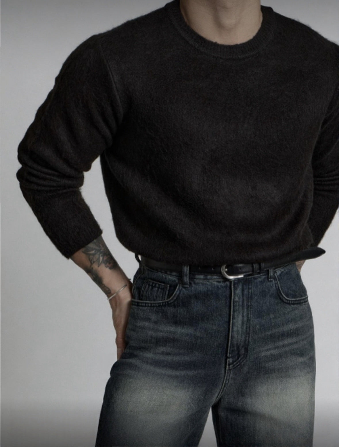 B149 柔軟圓領針織毛衣 (5色)