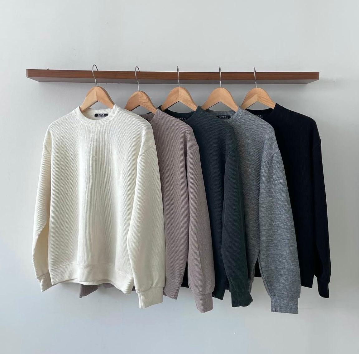 B5 Skin-friendly knitted sweatshirt (five colors)