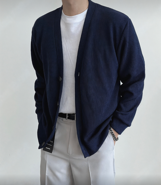 A51 條紋針織衫外套 (6色 six colors)