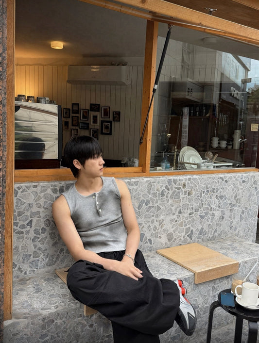 B111 煙燻渲染針織背心 (3色)