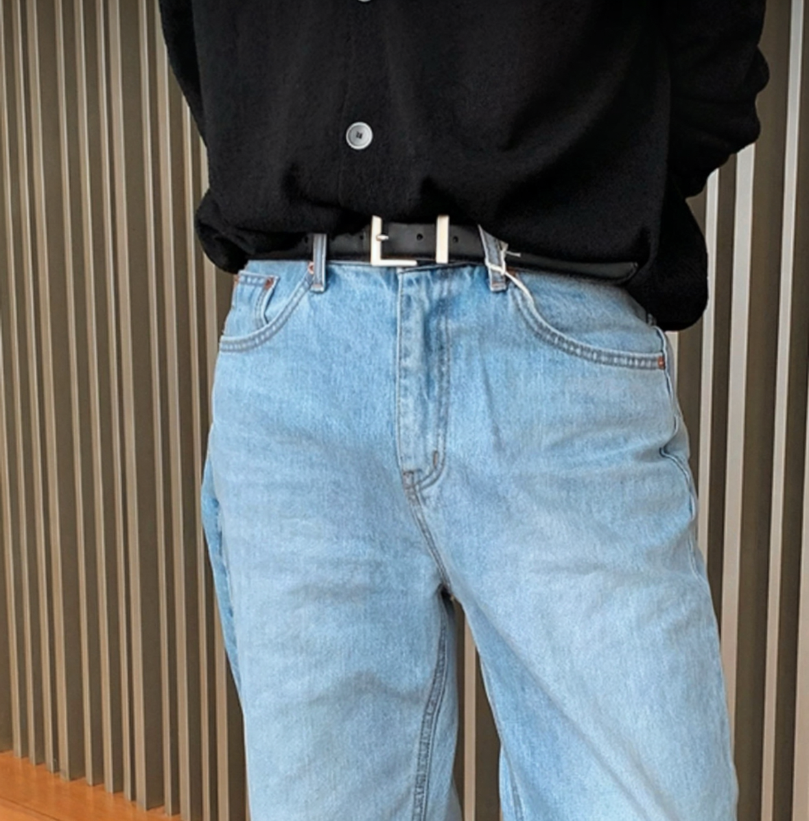H2 Natural Leather Printed Belt