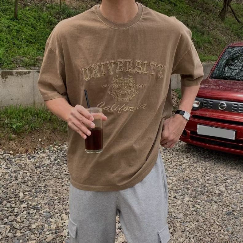 B49 University embroidered T-shirt (six colors)