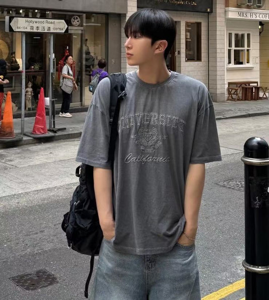 B49 University刺繡T恤 (6色 six colors)