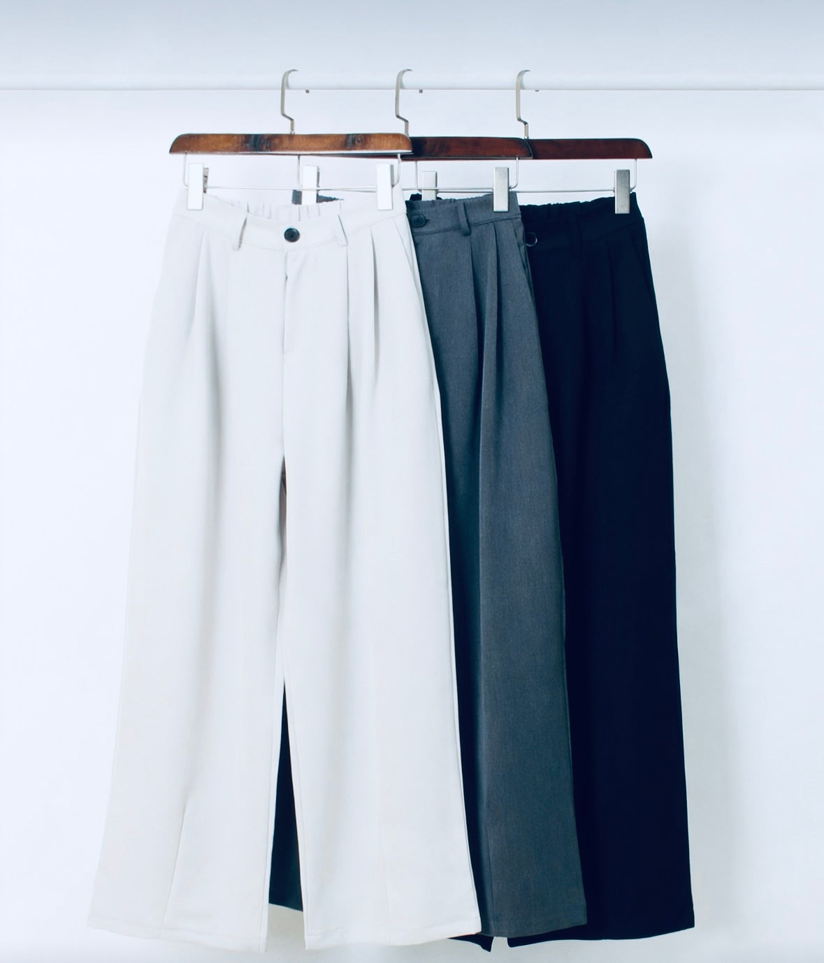 J36 Double Pleated Loose Suit Pants (3 colors)