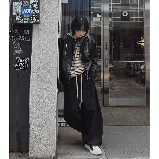 J38 燈籠泡泡寬褲