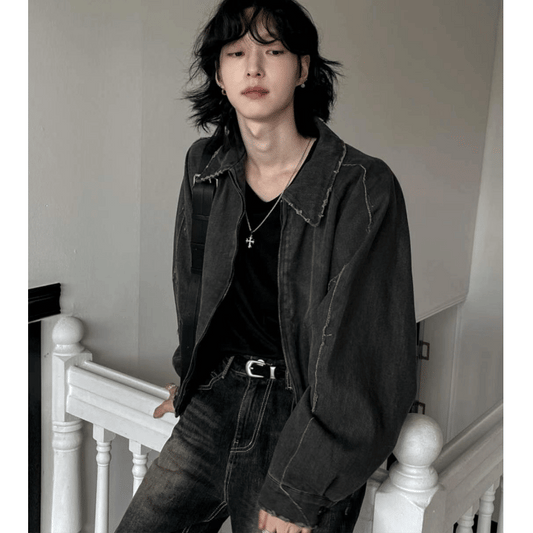 A43 復古水洗丹寧外套