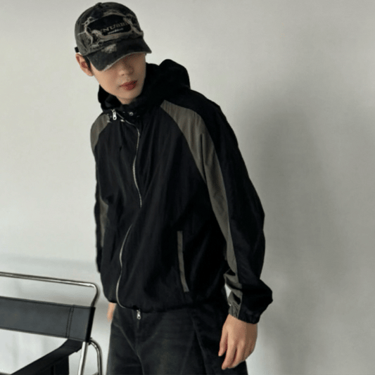 H1 流蘇刺繡丹寧帽 (黑black 藍blue)