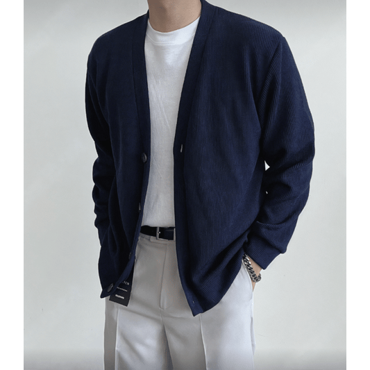 A51 條紋針織衫外套 (6色 six colors)