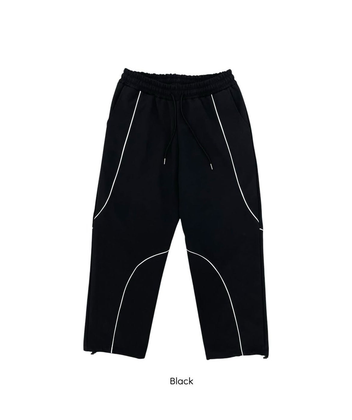 J7 deconstructed line contrast color nylon pants (3 colors)