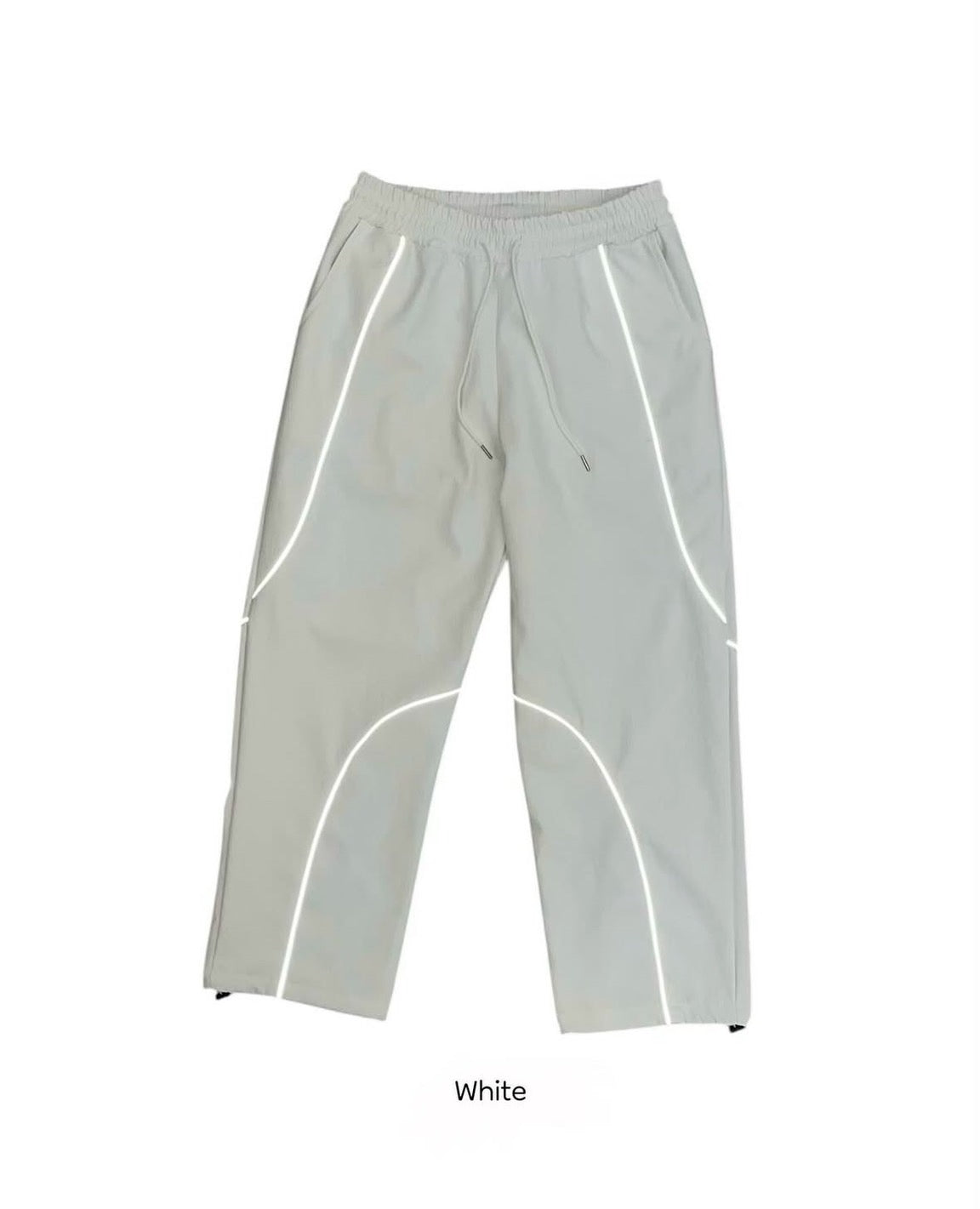 J7 deconstructed line contrast color nylon pants (3 colors)