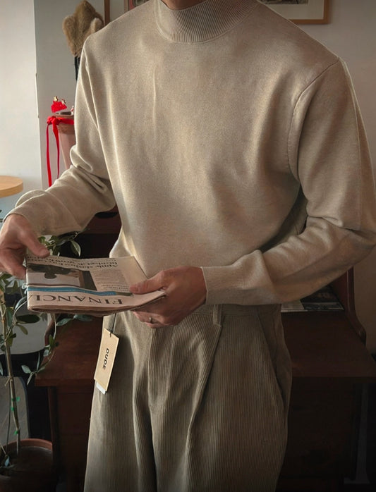 B6 半高領針織衫 (5色 five colors)