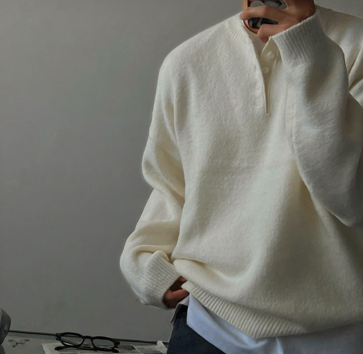 B2 wool sweater (three colors)