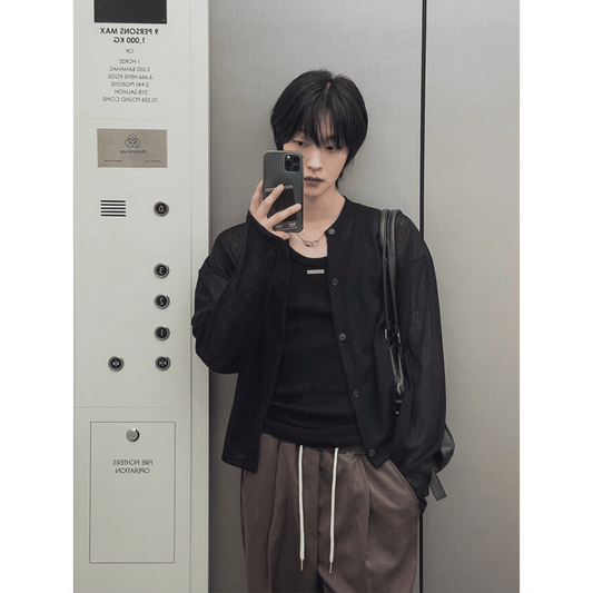 A161 夏季透膚薄外套 (3色)