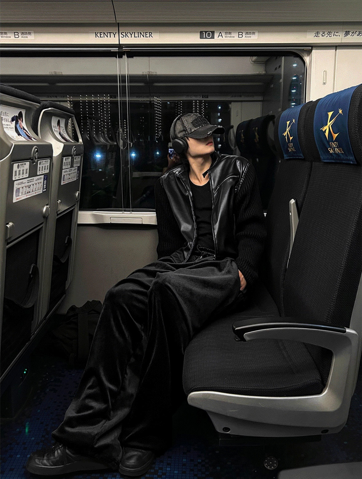 J79 韓版絨光垂墜寬褲