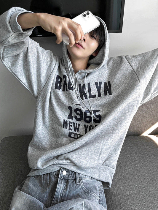 B171 Brooklyn Half-Zip Hooded Top